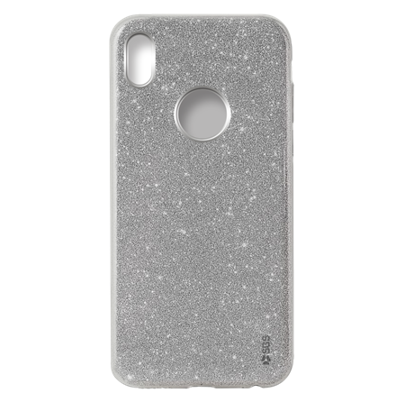 Glitter custodia rigida Apple Iphone X Silver