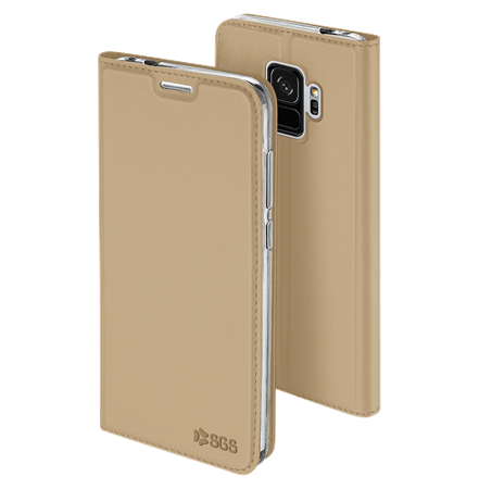 #Elegance Custodie a libro Galaxy S9 G960 Gold