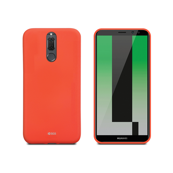 #Splashy Custodia TPU Soft Touch Huawei MATE 10 LITE ORANGE