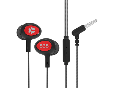 Bean MUSIC SGS Auricolare Stereo Jack 3.5mm Black