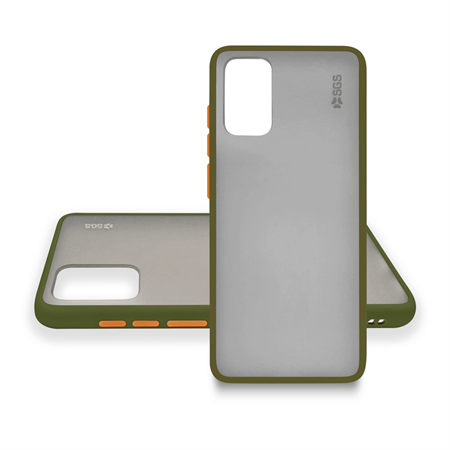 Blurred Custodia trasp. con bordo LGN e tasti OR Iphone X/Xs