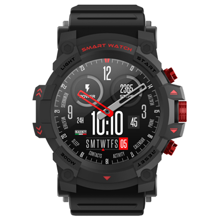 Saiet Smartwatch IP68 Rugged STW02 Nero Warrior