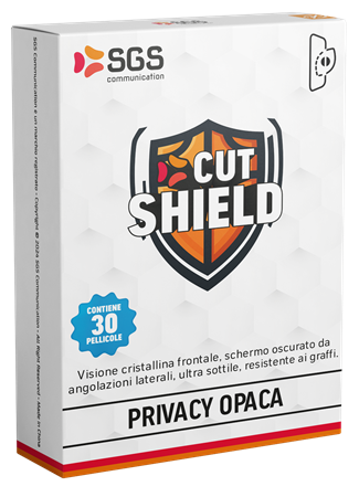 SGS CUT SHIELD Pellicole da taglio PRIVACY OPACA - Pack 30 Pezzi
