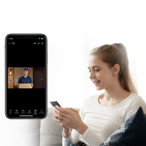 Ezviz HP2 Spioncino Senza Fili - 2MP Display 4.3