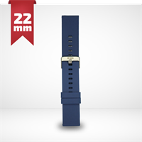 Cinturino Per Smartwatch 22mm In Silicone - Blu