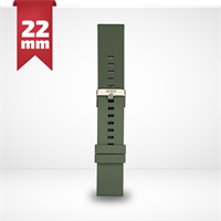 Cinturino Per Smartwatch 22mm In Silicone - Verde