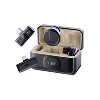 Saiet Audio - 2 Microfoni Wireless Black - TypeC/Lightning