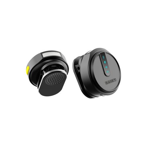 Saiet Audio - 2 Microfoni Wireless Black - TypeC/Lightning
