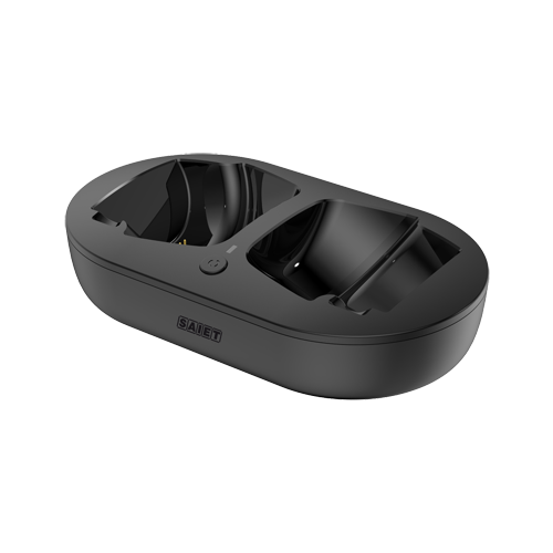 SAIET Cuffie Wireless Con Base Di Ricarica - TV/PC/SMARTPHONE