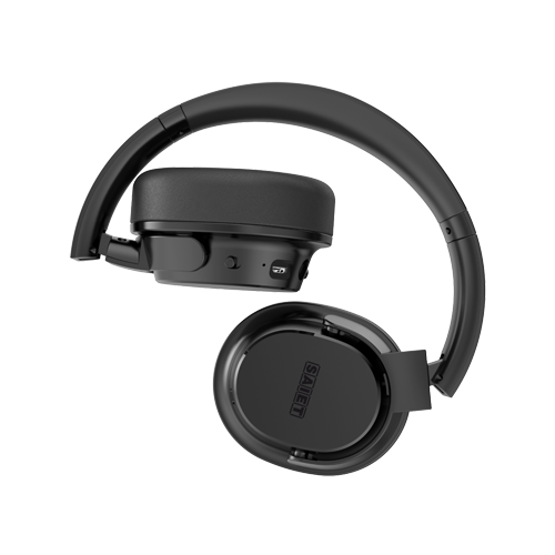 SAIET Cuffie Wireless Con Base Di Ricarica - TV/PC/SMARTPHONE