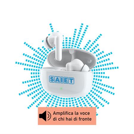 SAIET Auricolari Wireless Audio Max - Amplificatore Del Suono