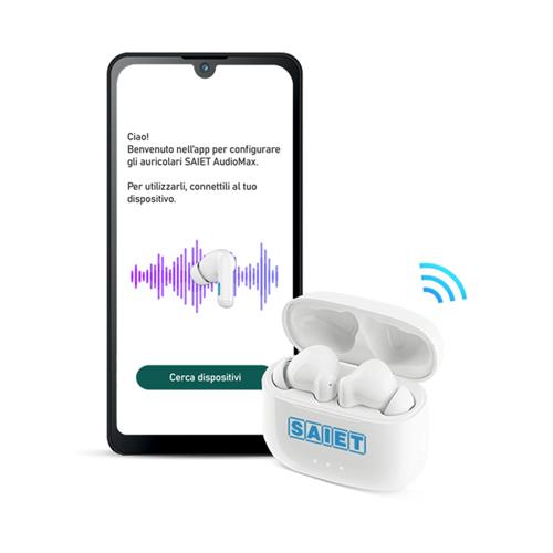 SAIET Auricolari Wireless Audio Max - Amplificatore Del Suono