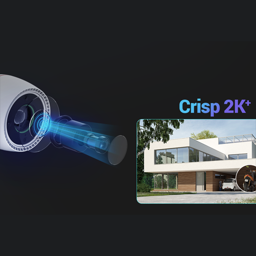 Ezviz Telecamera da esterno H3 3k 5MP Night Vision IA IP67