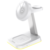 Base Ricarica Wireless 3 In 1 Phone|Earbuds|Watch Magsafe White