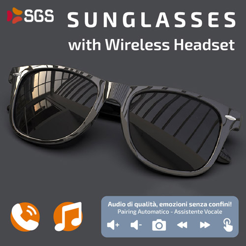 Occhiali Da Sole Aura Halo Black Black