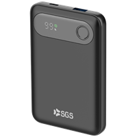 Powerbank 10000mAh Output USB/TPC - Input TPC - Black Retrò