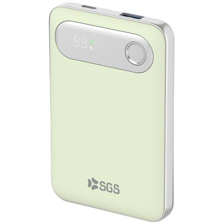 Powerbank 10000mAh Output USB/TPC - Input TPC - Green Retrò