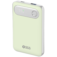 Powerbank 10000mAh Output USB/TPC - Input TPC - Green Retrò