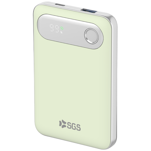 Powerbank 10000mAh Output USB/TPC - Input TPC - Green Retrò