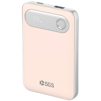 Powerbank 10000mAh Output USB/TPC - Input TPC - Pink Retrò