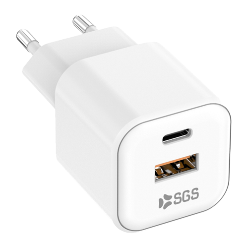 Caricatore da casa - USB-C PD GAN 65w Dual