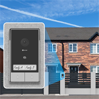 Ezviz Doorphone Video Citofono HP-7 Two Family kit - 2K