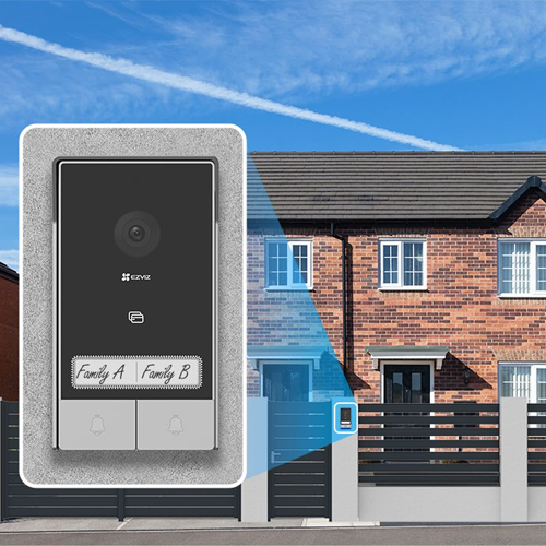 Ezviz Doorphone Video Citofono HP-7 Two Family kit - 2K