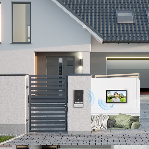 Ezviz Doorphone Video Citofono HP-7 Two Family kit - 2K